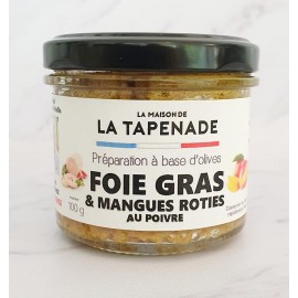 FOIE GRAS & MANGUES ROTIES AU POIVRE