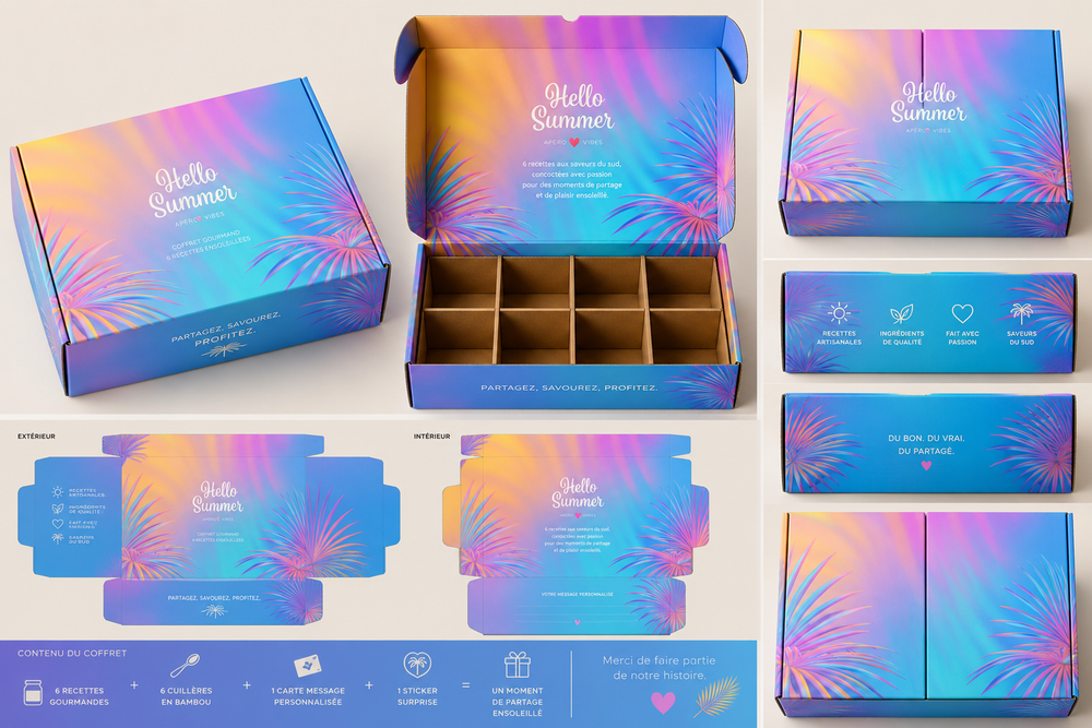 Coffret cadeau Palmier