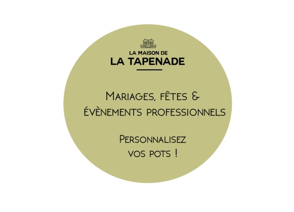 POT TAPENADE PERSONNALISE